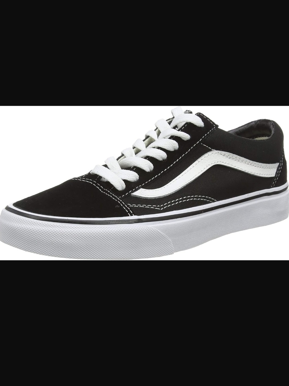 Vans Old-skool Platform 6.5W/5M Black and White Low-Top Skate Shoe